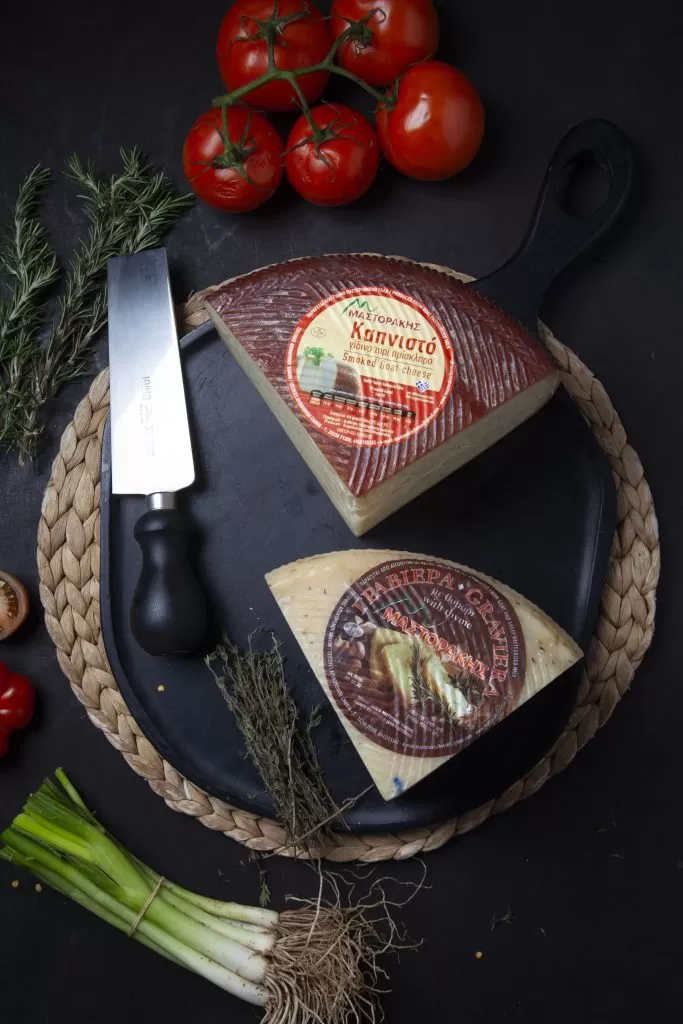 Καπνιστό γίδινο τυρί Χανίων Μαστοράκη & Γραβιέρα αρωματισμένη με θυμάρι Χανίων Ματοράκη_10